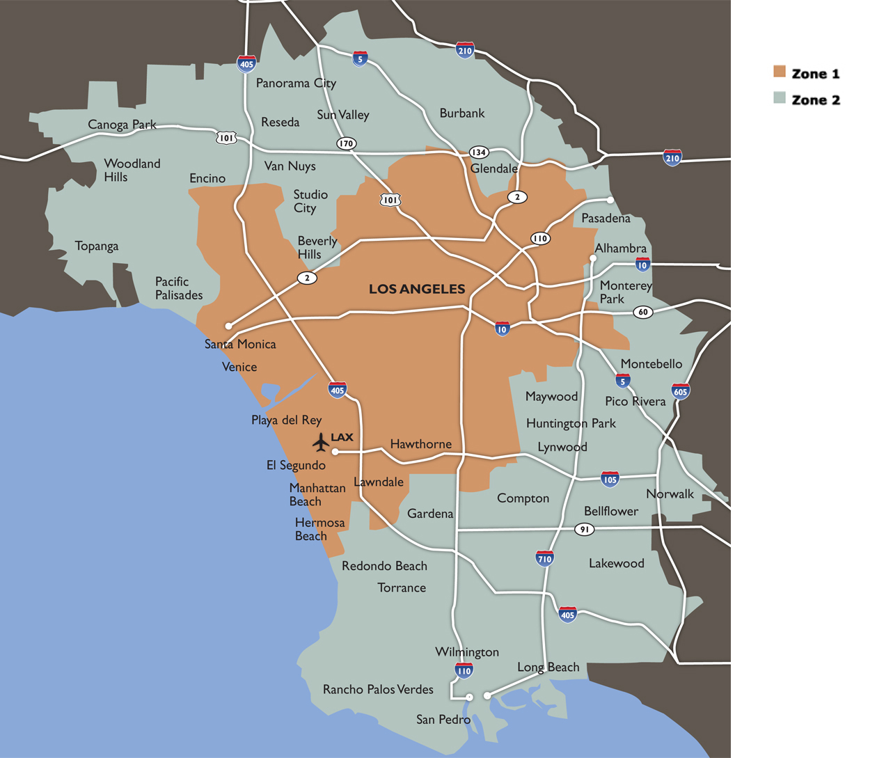 Los Angeles Texas Map - United States Map